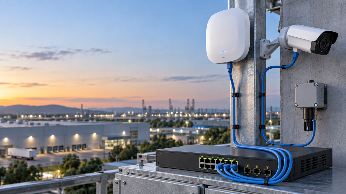 PoE Networking for Industrial, Surveillance and Wireless Deployments