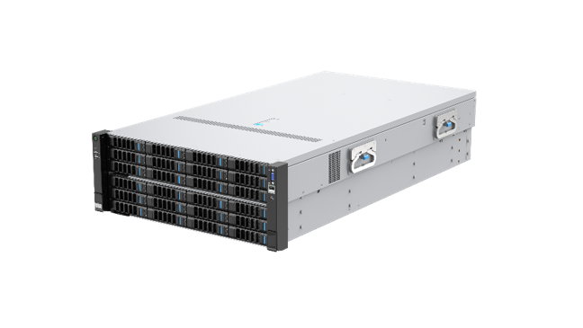 Hybrid flash distributed parallel storage CS6000