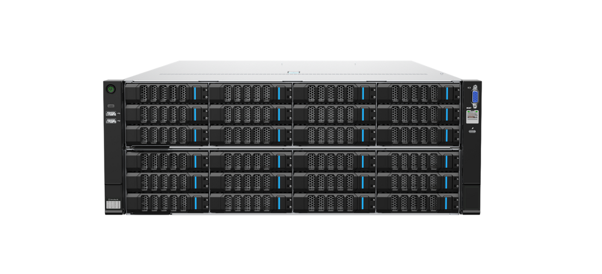 Hybrid flash distributed parallel storage CS6000
